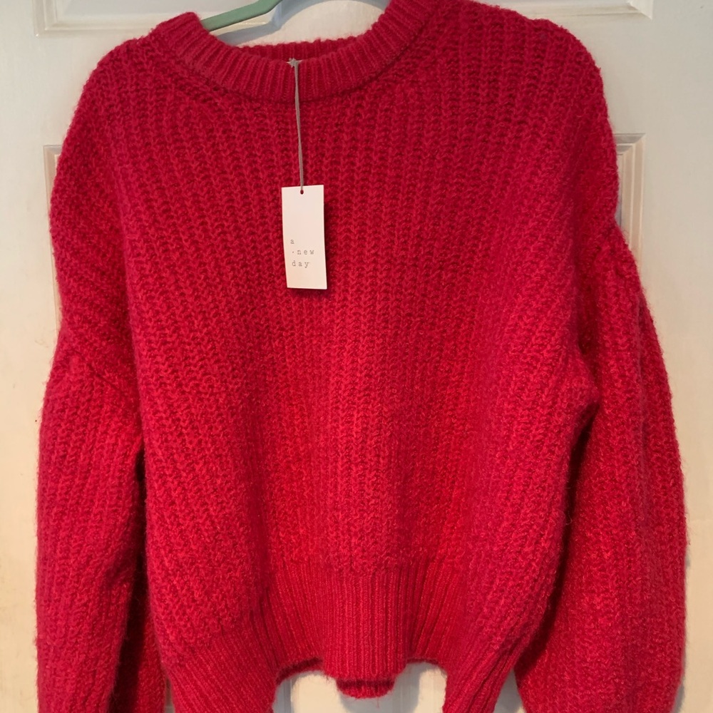 Hot pink sweater